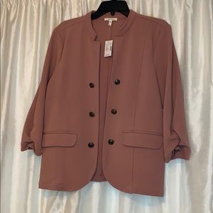 Maurices rose color military style jacket